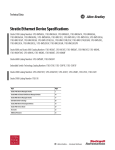 Stratix Ethernet Device Specifications