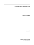Cantera C++ User`s Guide - Aerospace Research & Engineering