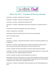 March 18, 2015 – Circulation & Resource Sharing