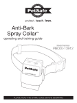 Anti-Bark Spray Collar&trade;