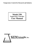 Model 250 User Manual - Chemglass Life Sciences