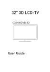 32" 3D LCD-TV