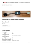 LINDA U06/U12 Battery Charge Indicators User Manual
