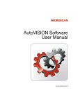 AutoVISION Software User Manual