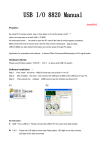 Aviosys USB Power 8820 user manual