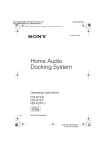 Home Audio Docking System