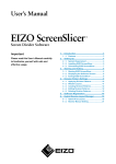 EIZO ScreenSlicer User`s Manual