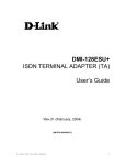 DMI-128ESU+ User Manual  - D-Link
