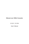 Ethernet over VDSL2 Converter VC-231 / VC