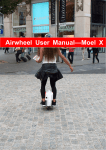 Airwheel User Manual Model X