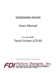 SOMDIMM-RX63N Users Manual