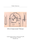 104-cm Sampurnanand Telescope