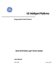 Series 90-30 State Logic Control System User`s Manual