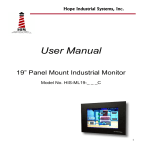 User Manual - Hope Industrial Systems