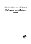 DAQ Cards Software Installation Guide_50-10005-105