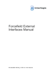 Forcefield External Interfaces Manual
