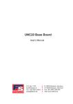 Documentation: UNC20 Base Board Users Manual