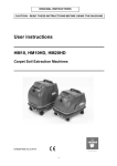 Hydromist 10, 10HD & 20HD User Manual