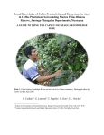 Local Knowledge of Coffee Productivity and Ecosystem Services in
