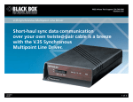 V.35 Synchronous Multipoint Line Driver