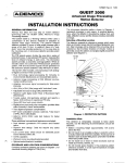 INSTALLATION INSTF?UCTIONS
