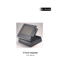 E-Touch Integrated user manual - E