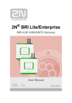 2N BRI Lite/Enterprise - 2N WIKI