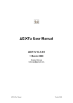 DEiXTo User Manual in English