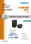 Digital Temperature Controllers E5CC/E5EC Solutions Guide for FAQs
