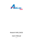 User Manual - Airlink101