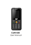 Cat® B30 User Manual