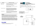 User Manual Invotel SX9500P Rev 01