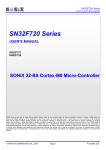 SN32F720 Series