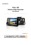 FULL HD Vehicle Video Recorder User Manual