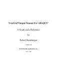 TrueGrid&reg;Output Manual For ABAQUS&reg; A Guide and a Reference