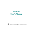 PXI8757 User`s Manual
