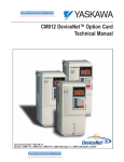 CM012 DeviceNet™ Option Card Technical Manual