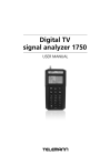 Digital TV signal analyzer 1750
