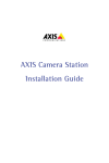 AXIS Camera Station Installation Guide