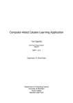 Computer-Aided Catalan Learning Application
