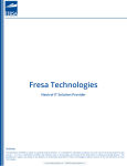 Customer Service - Fresa Technologies
