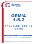 OEM/A Version 1.5.2 Troubleshooting Guide