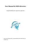 User Manual for MUN-directors