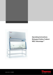 Operating Instructions Biological Safety Cabinet MSC
