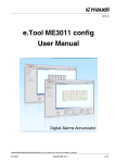 Softwaretool ME 3011 User Manual