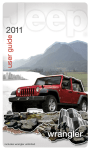 2011 Jeep Wrangler User`s Guide