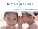 User`s Manual - Mimosa Acoustics