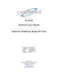 LS-22-SE Hardware User`s Manual Spectral