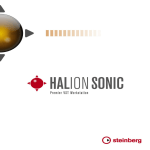 HALion Sonic – Operation Manual