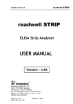 User manual - readwell STRIP - 3.4A.DOC